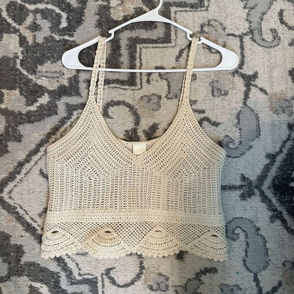 CROTCHET TANK TOP